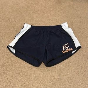 Navy blue athletic shorts
